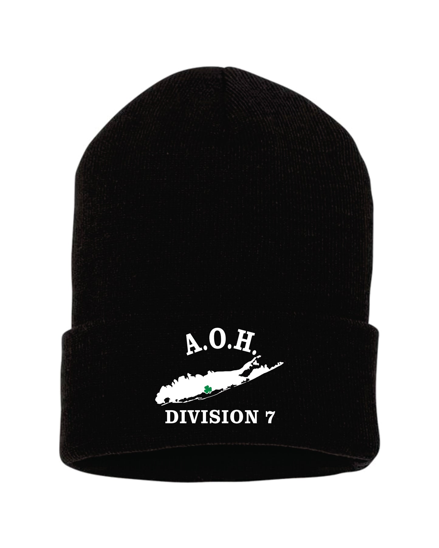 AOH Division 7 Cuffed Embroidered Beanie