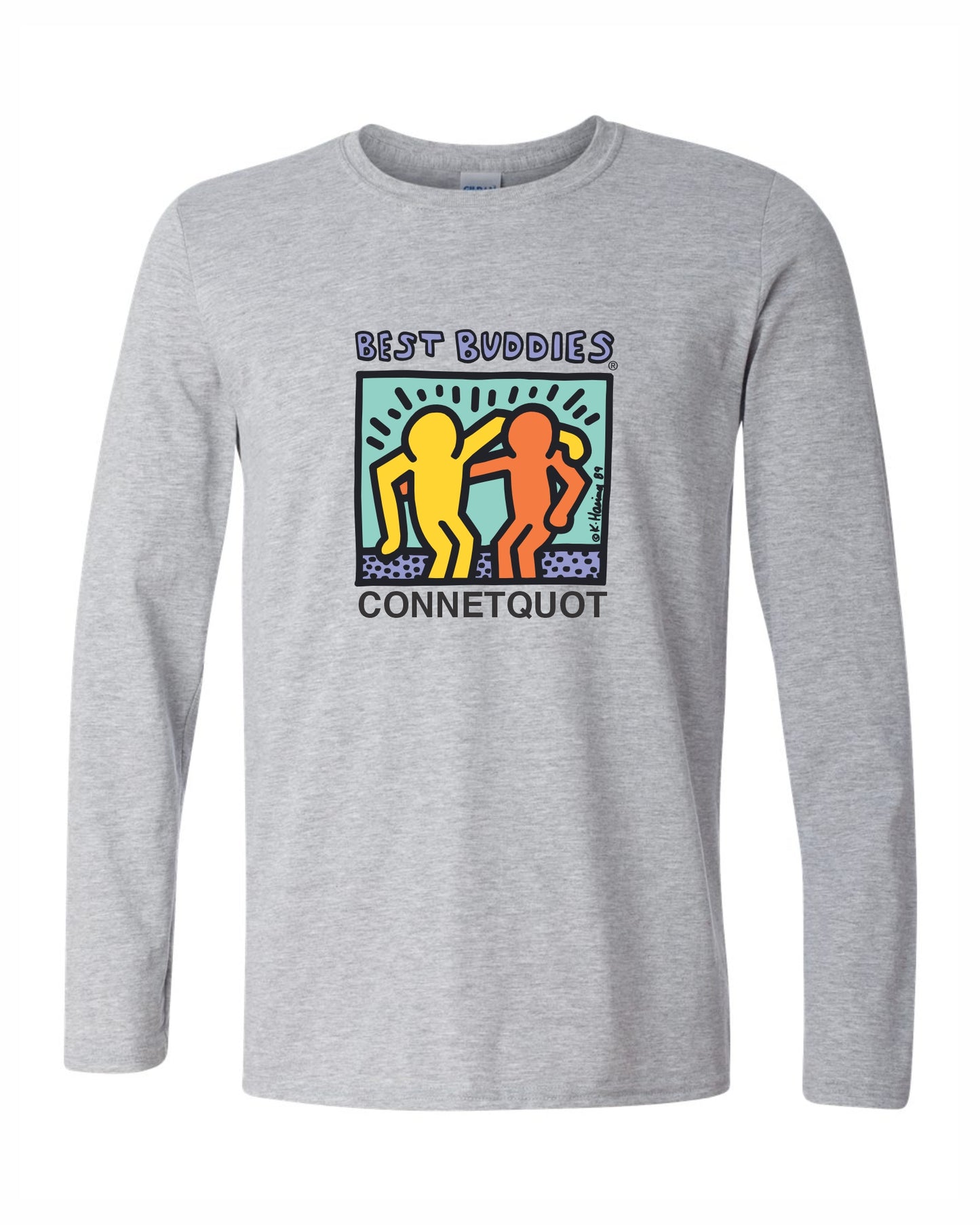 Best Buddies Long Sleeve Printed Tee Full Color Print