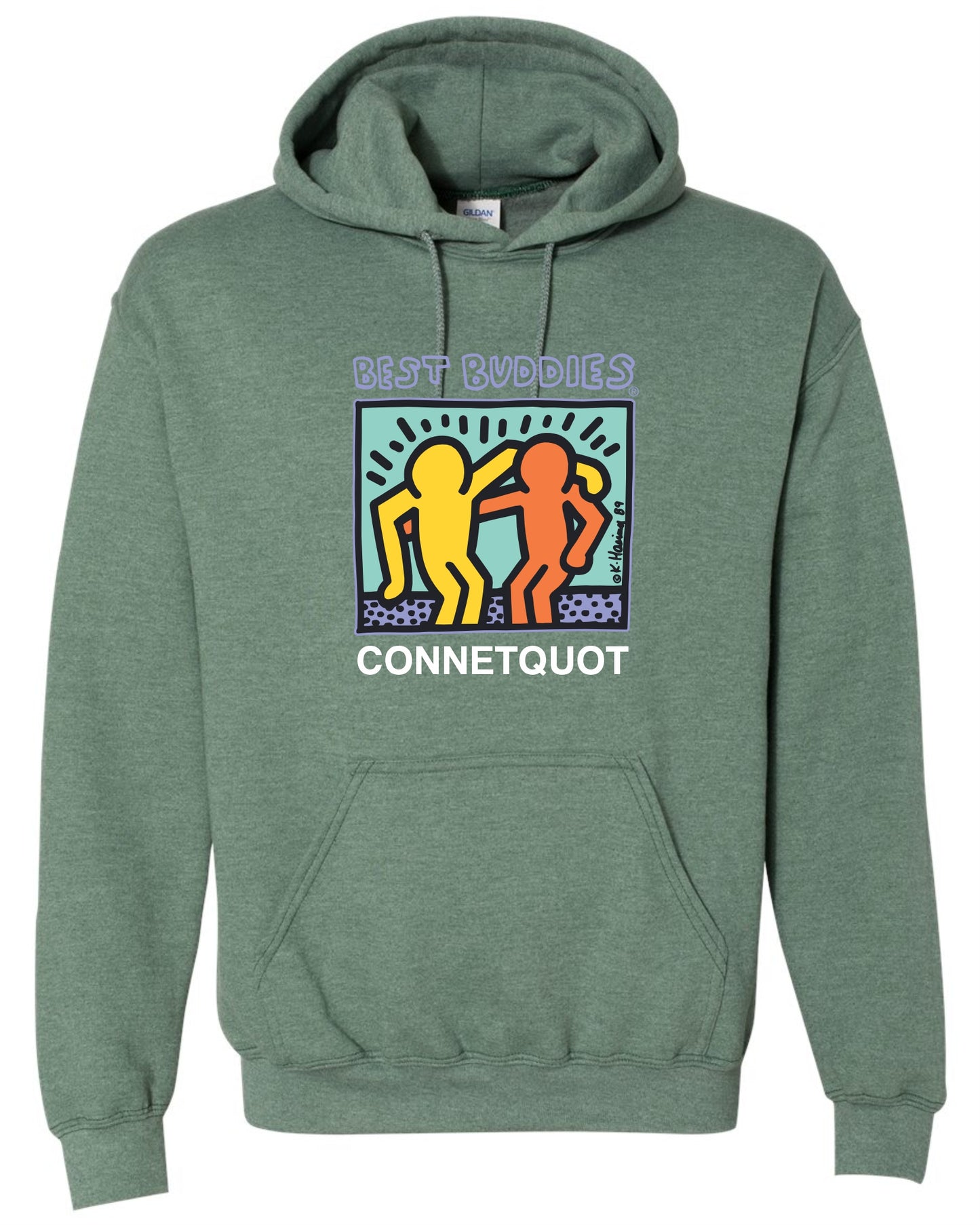 Best Buddies Printed Hoodie