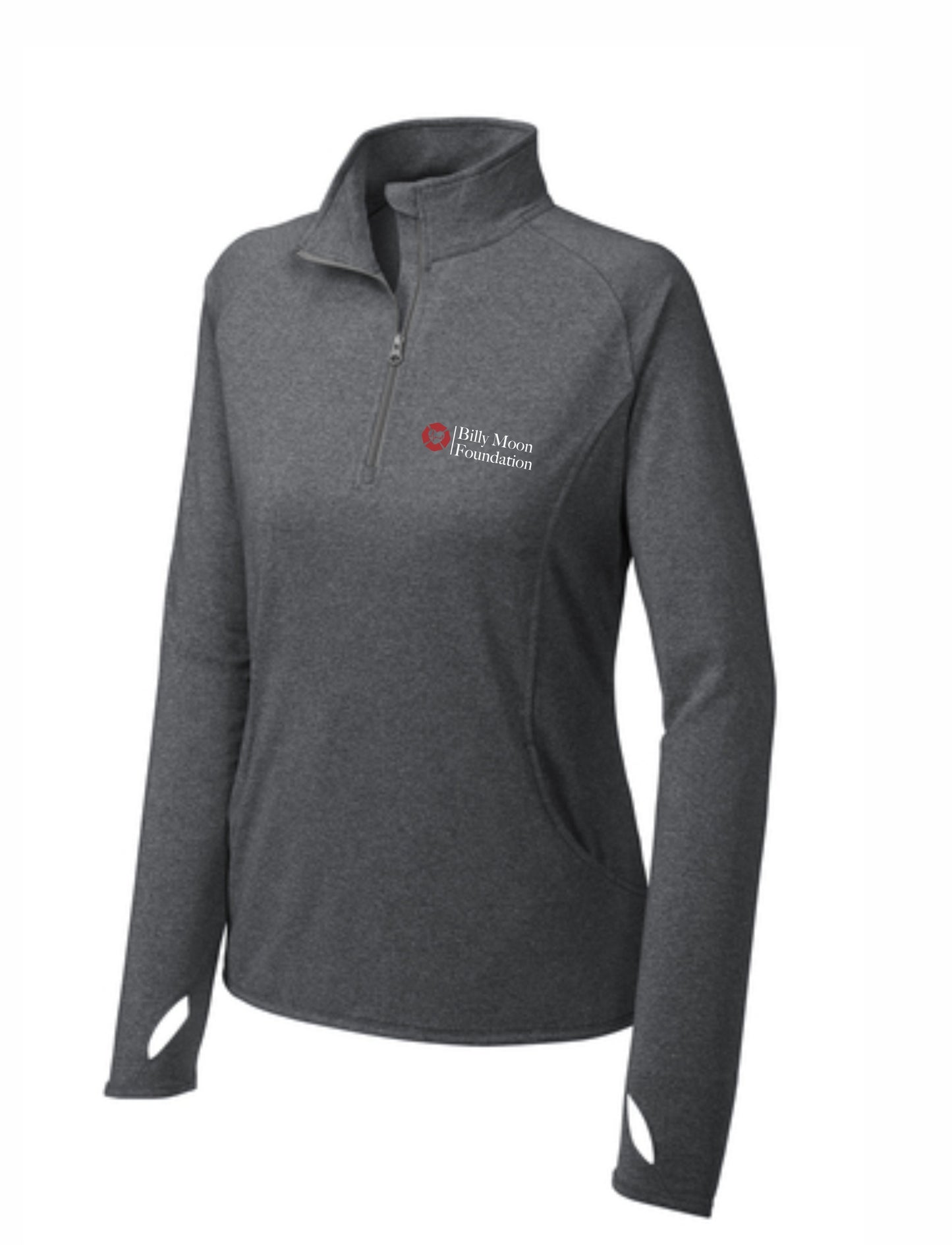 BMF Sport-tek Ladies Stretch 1/4-Zip Printed Pullover