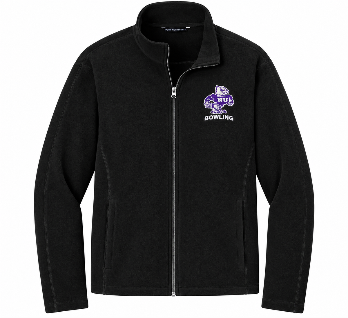 NU Bowling ROLL PURPS Full-Zip Men's Fleece