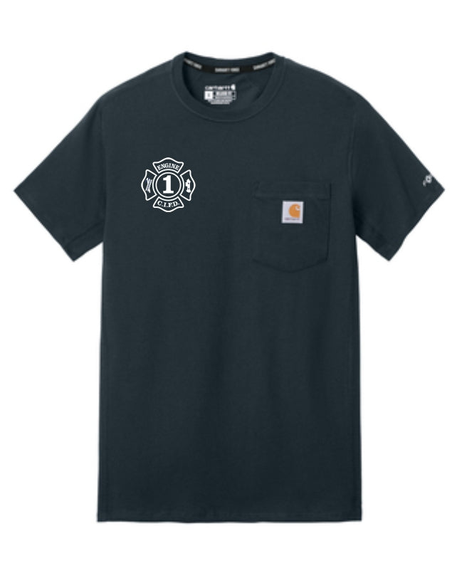 CI FIRE Carhartt Force® Short Sleeve PRINTED Pocket T-Shirt