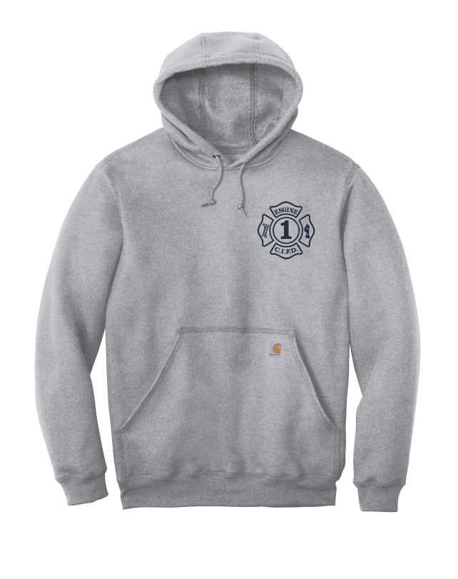 CI FIRE Carhartt ® Midweight Hooded PRINTED Sweatshirt