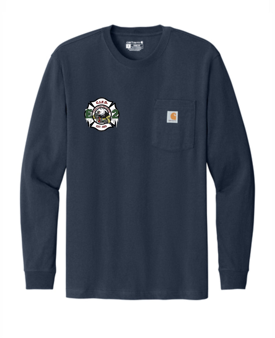 CI FIRE Engine 2 Carhartt ® Workwear Pocket Long Sleeve PRINTED T-Shirt