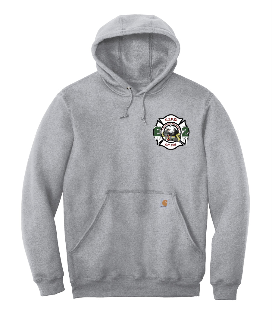 CI FIRE Engine 2 Carhartt ® Midweight Hooded PRINTED Sweatshirt