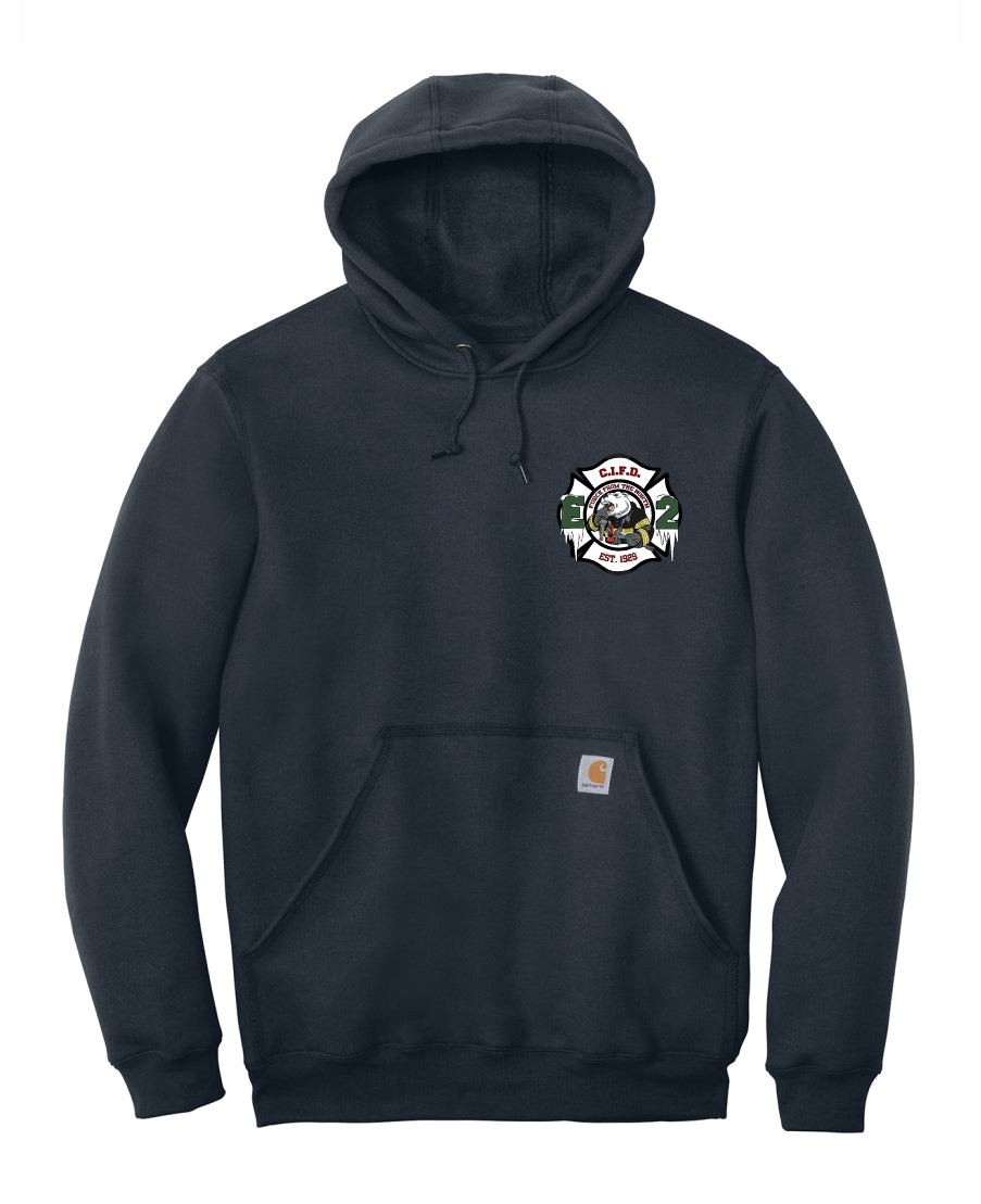 CI FIRE Engine 2 Carhartt ® Midweight Hooded PRINTED Sweatshirt