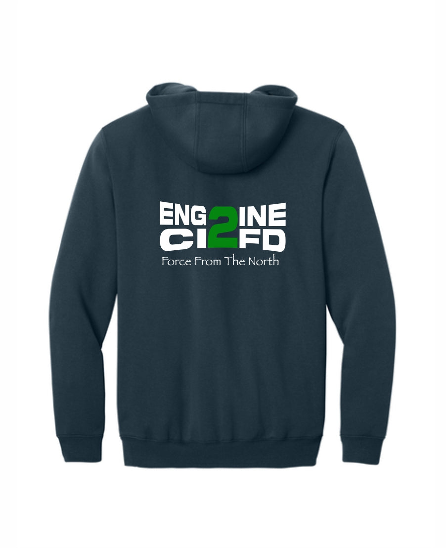 CI FIRE Engine 2 Carhartt ® Midweight Hooded Zip-Front Printed Sweatshirt