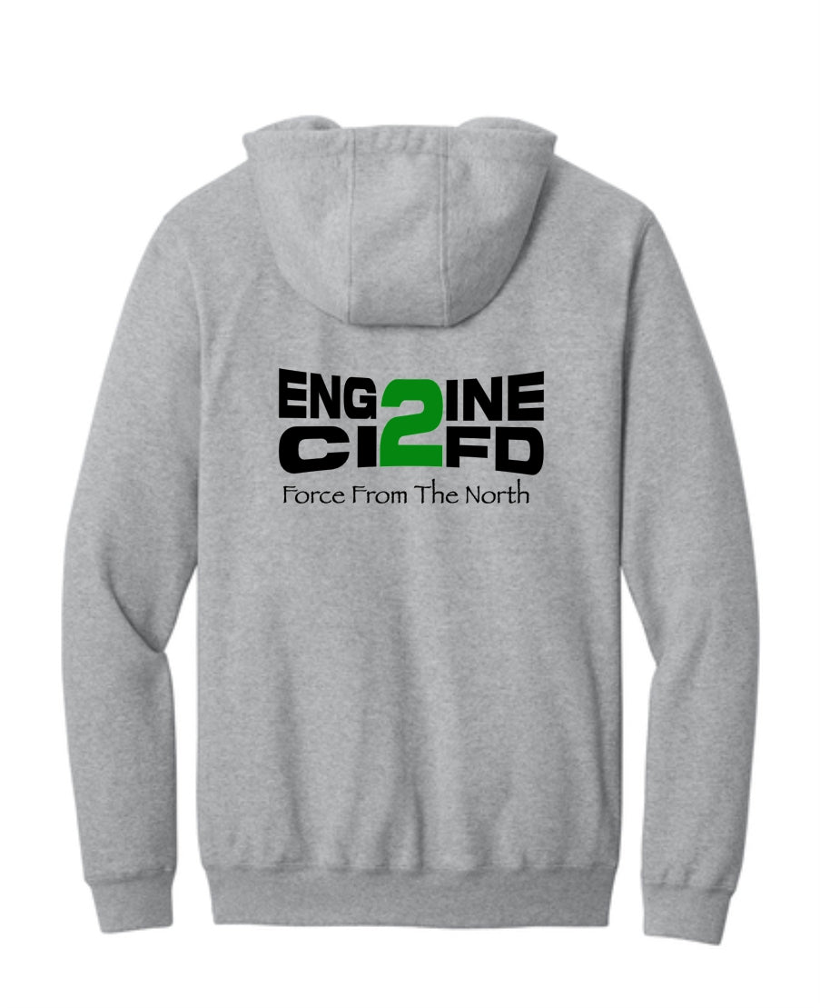 CI FIRE Engine 2 Carhartt ® Midweight Hooded Zip-Front Printed Sweatshirt