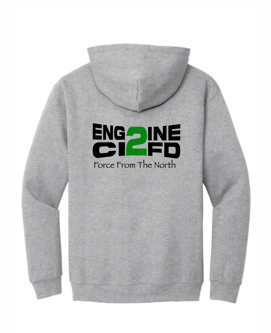 CI FIRE Engine 2 Heavy Blend™ PRINTED Hooded Sweatshirt