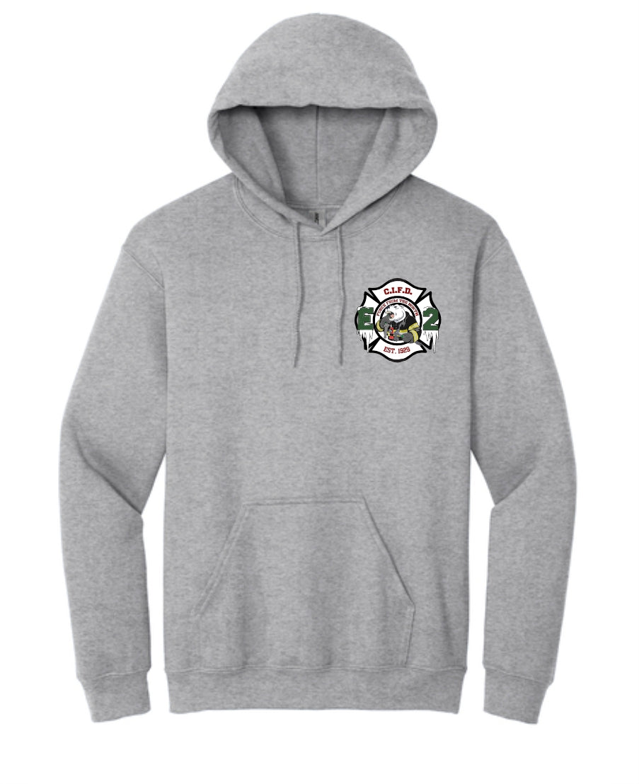 CI FIRE Engine 2 Heavy Blend™ PRINTED Hooded Sweatshirt