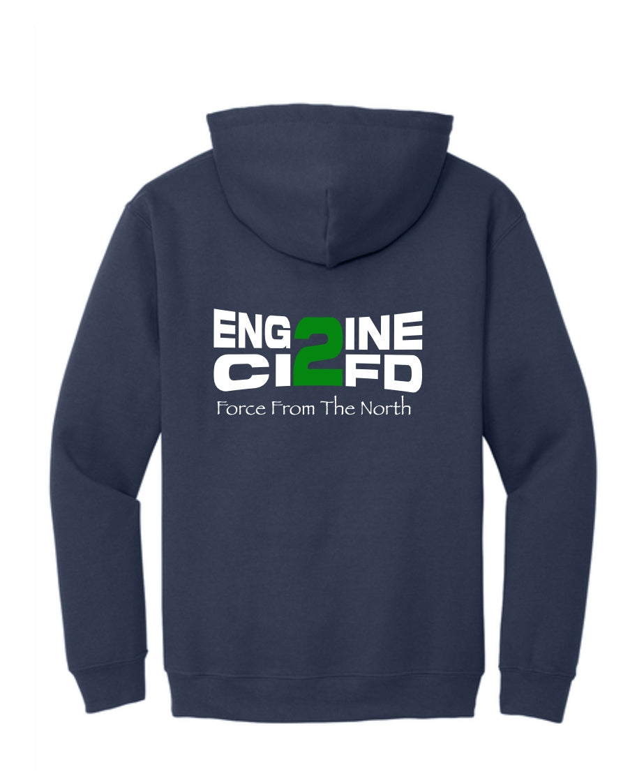 CI FIRE Engine 2 Heavy Blend™ PRINTED Hooded Sweatshirt