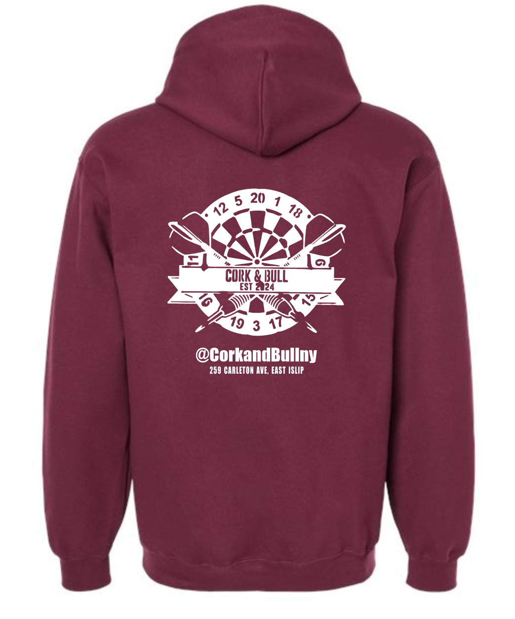 Unisex Softstyle Midweight Hooded Printed Sweatshirt