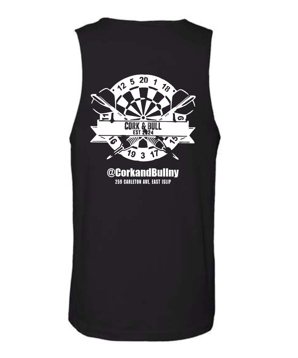 Cork and Bull Men's Cotton Muscle Printed Tank