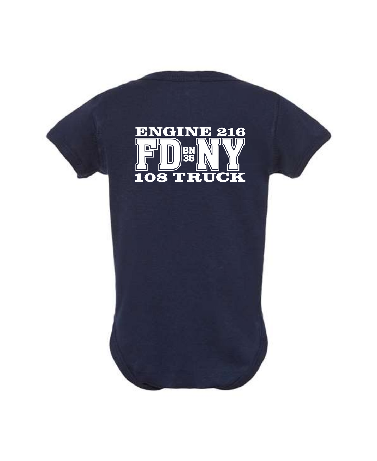 Engine 216 Baby Onesie