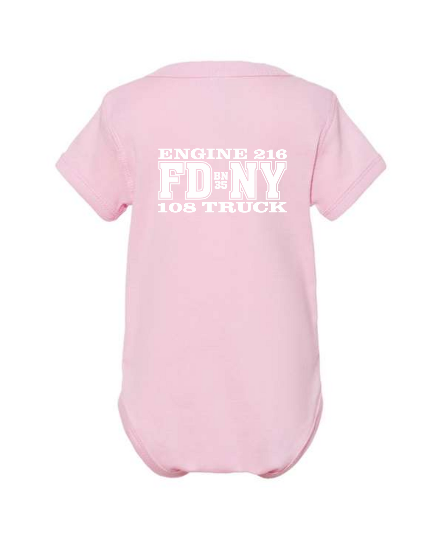 Engine 216 Baby Onesie
