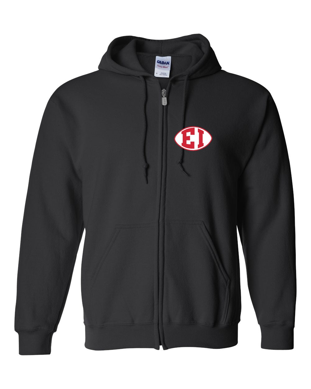 EI Redmen Full Zip Hooded Printed Sweatshirt