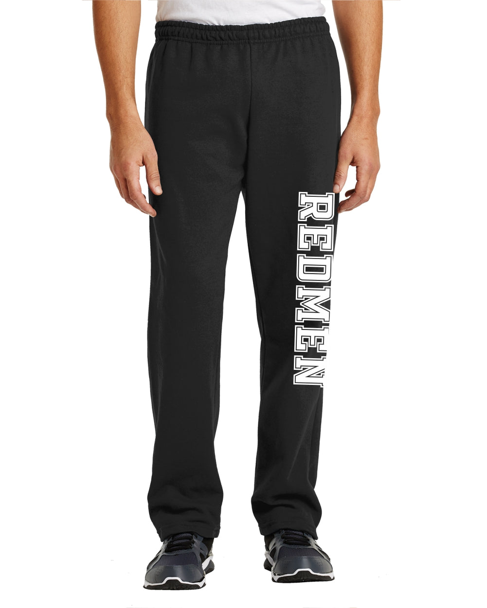 EI Redmen Printed Open Bottom Sweatpants