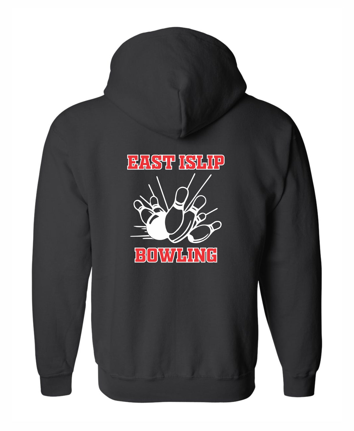 East Islip Full Zip Hooded Printed Sweatshirt