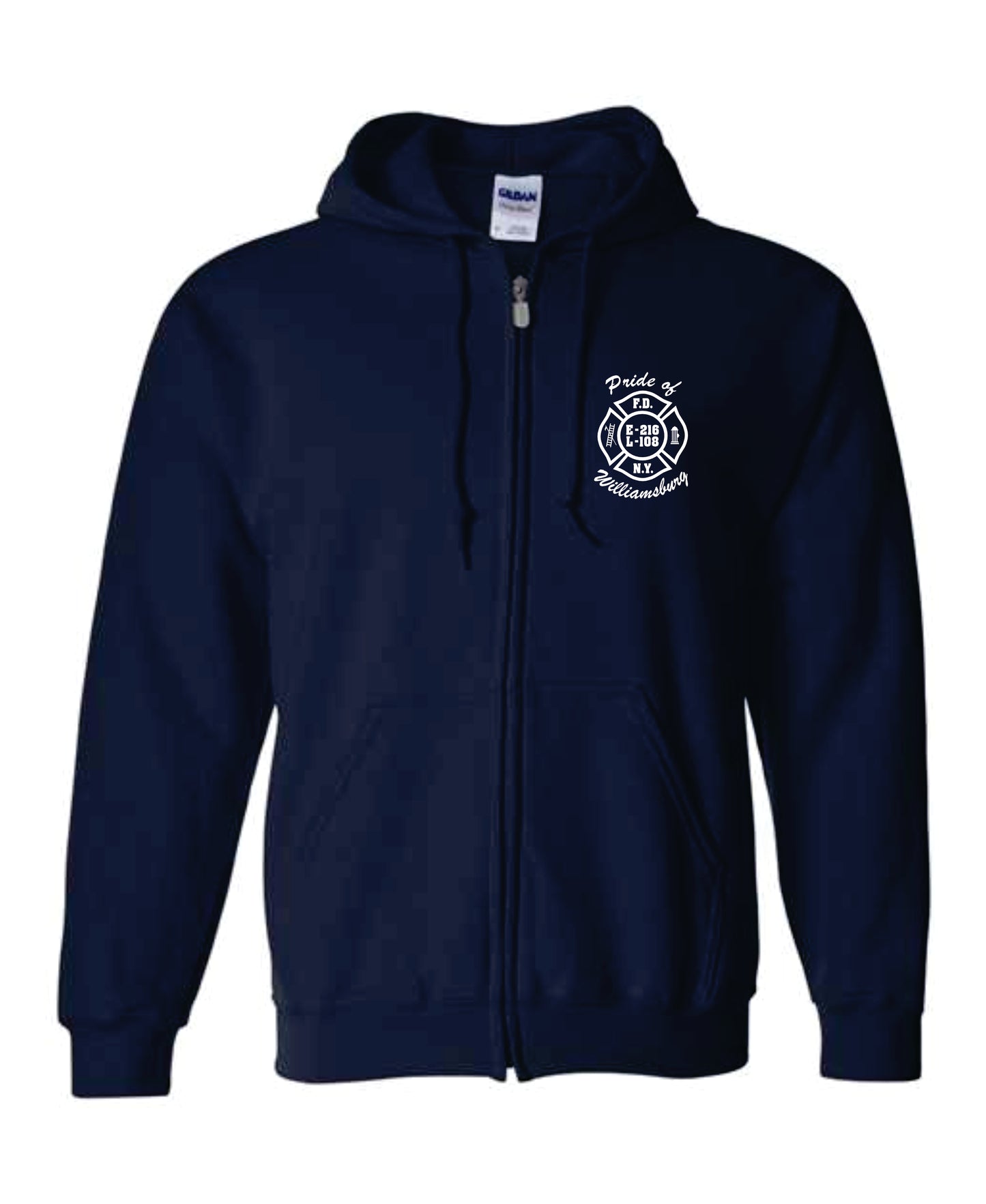 Engine 216 Full Zip Printed Hoodie