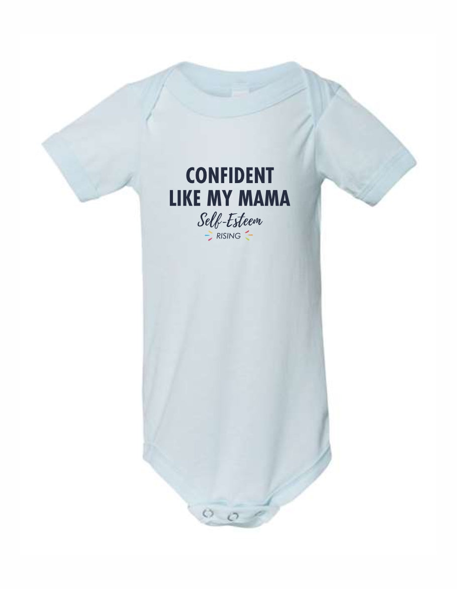 HFF 'Confident Like My Mama' Printed Onesie
