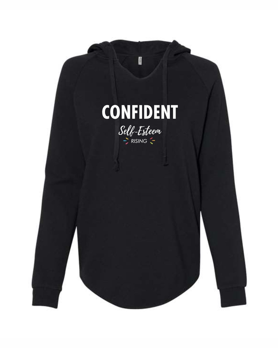 HFF 'Confident Era' Women’s Lightweight Hooded Printed Sweatshirt