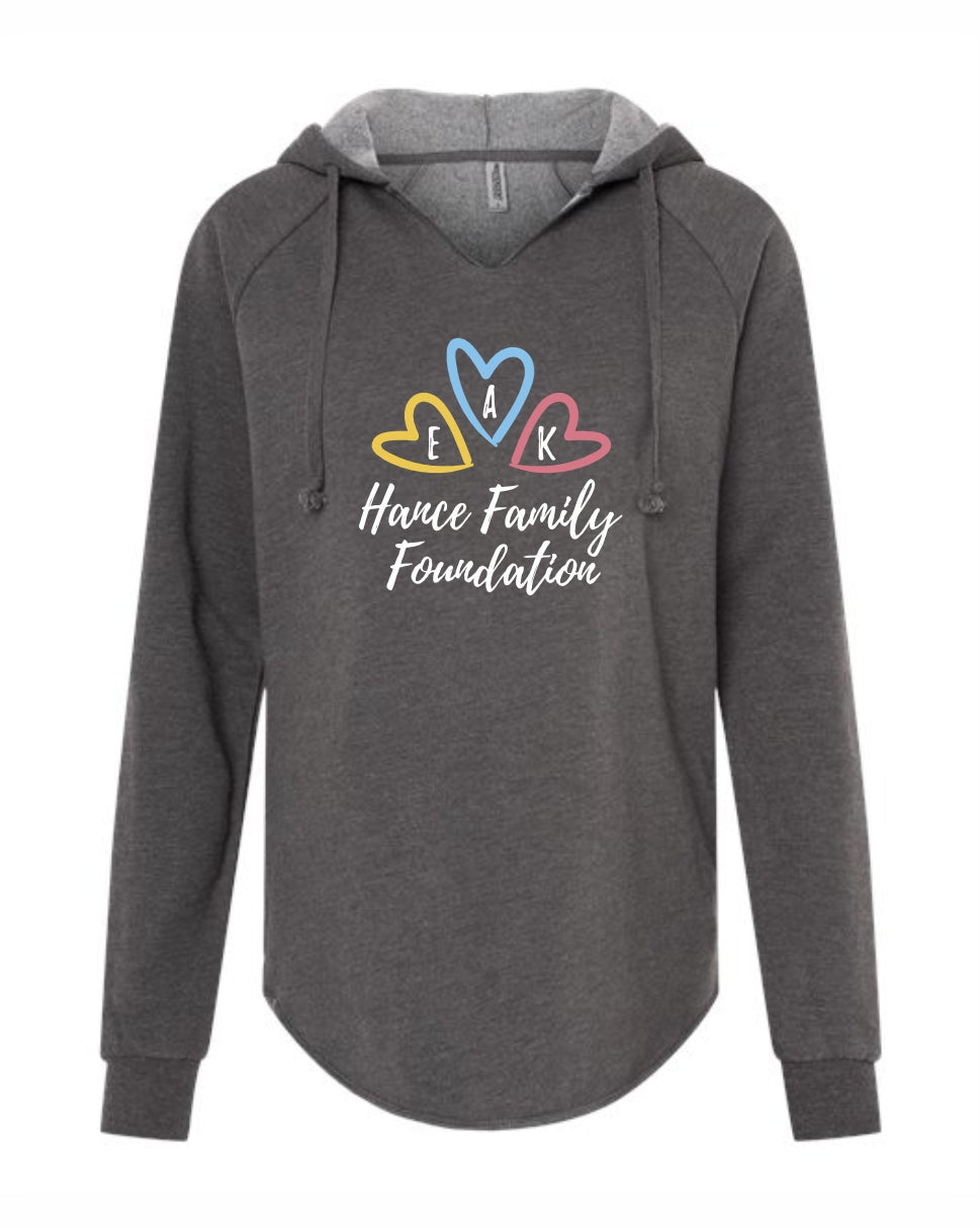 HFF Women’s Lightweight Wave Wash Hooded Sweatshirt