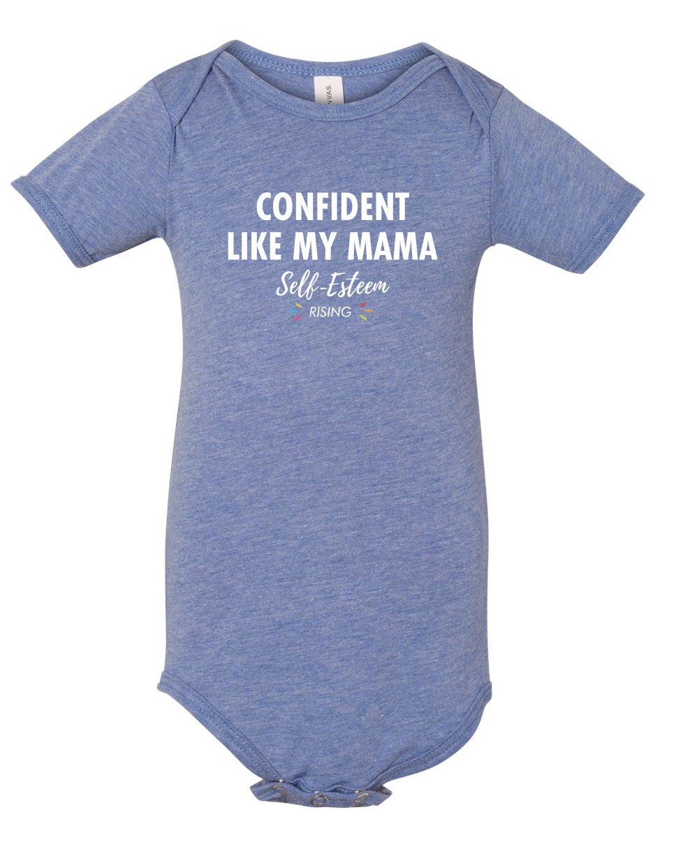 HFF 'Confident Like My Mama' Printed Onesie