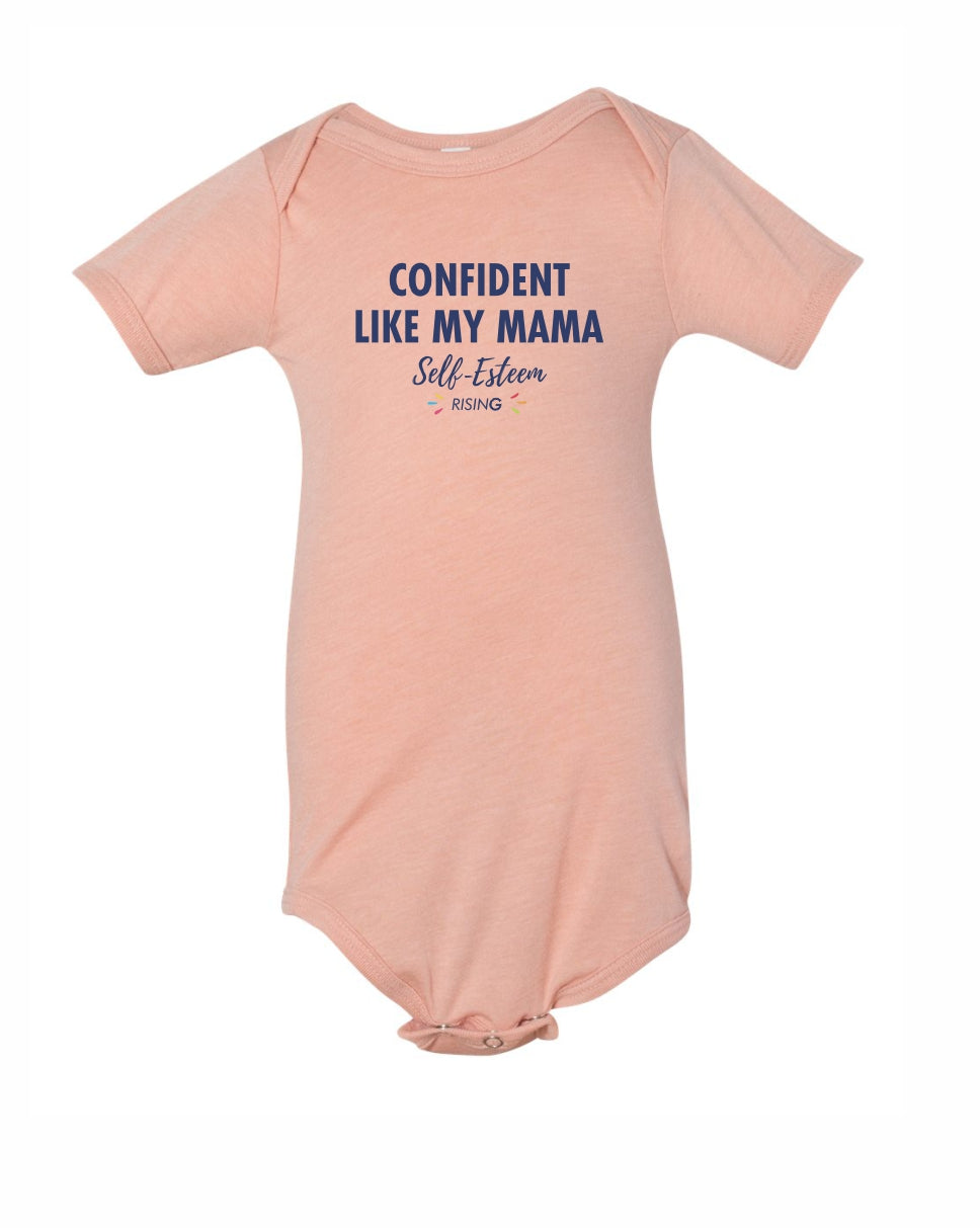 HFF 'Confident Like My Mama' Printed Onesie