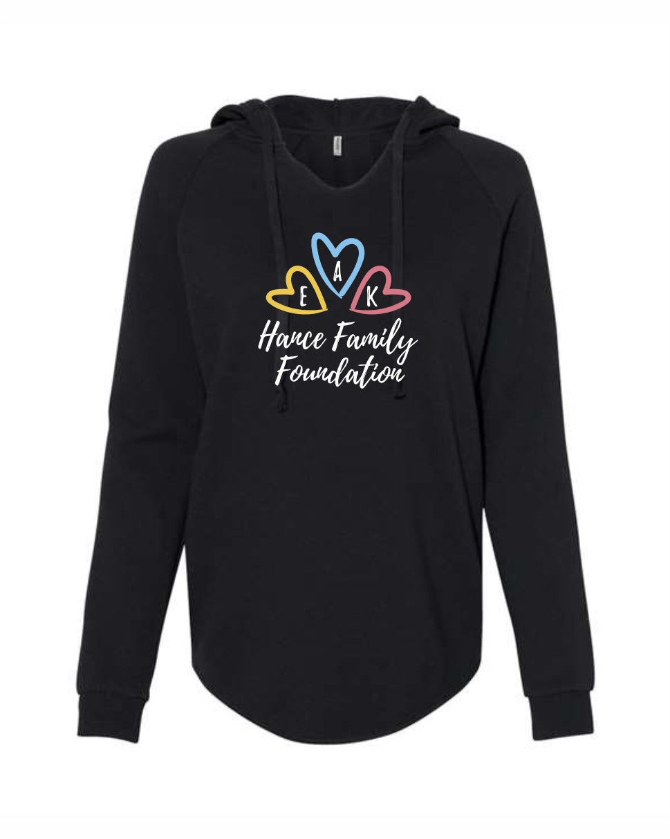 HFF Women’s Lightweight Wave Wash Hooded Sweatshirt