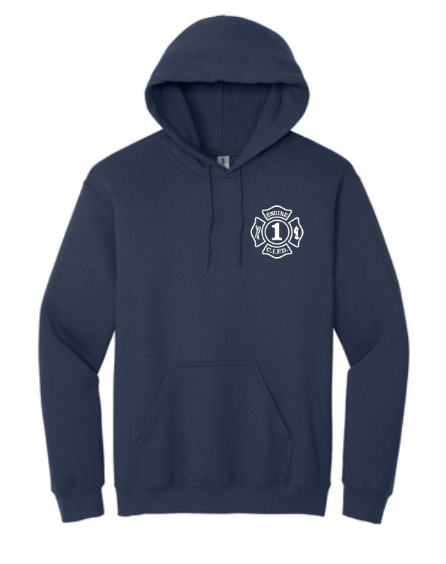 CI FIRE Heavy Blend™ PRINTED Hooded Sweatshirt