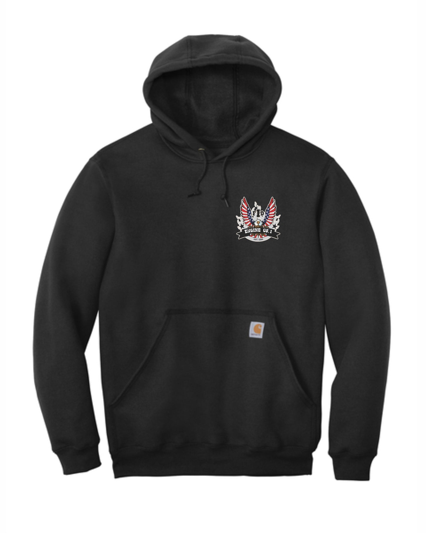 ENGINE 1 EAGLE Carhartt ® Midweight Hooded PRINTED Sweatshirt