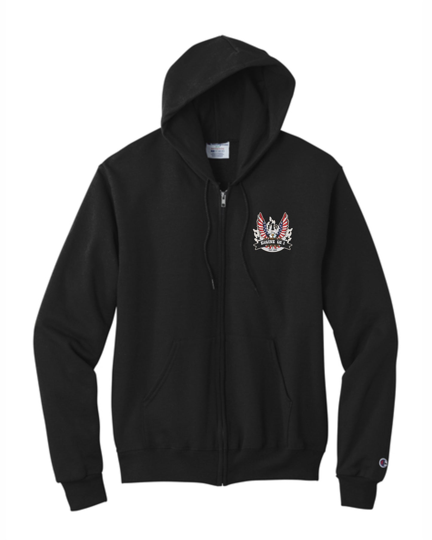 ENGINE 1 Champion® Powerblend® EAGLE Full-Zip Hoodie
