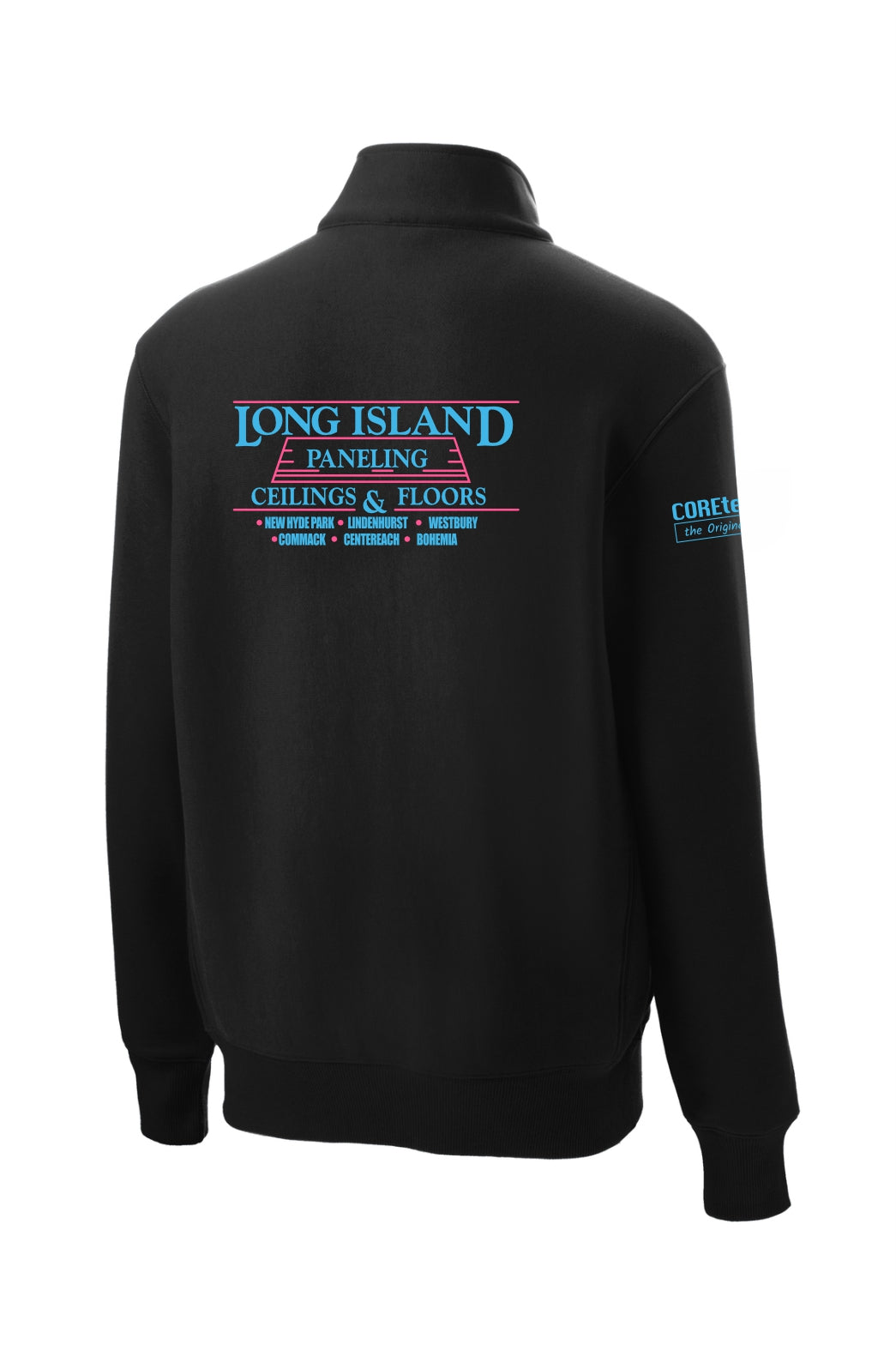 Long Island Paneling Super Heavyweight 1/4-Zip Pullover Printed Sweatshirt