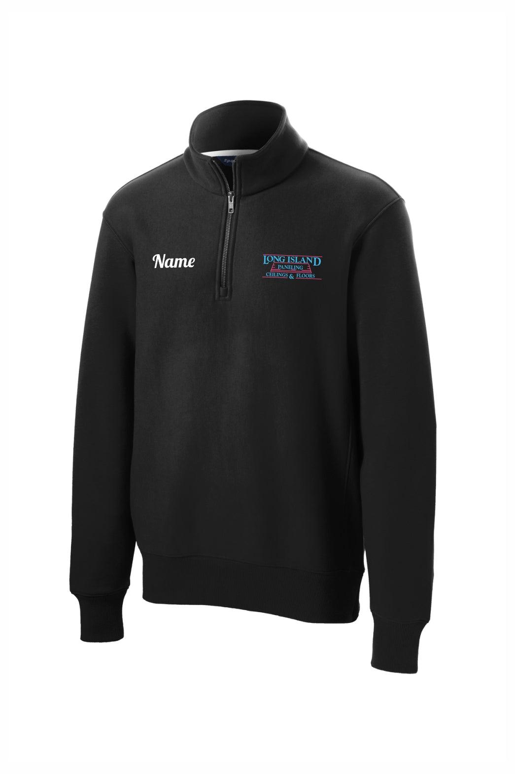 Long Island Paneling Super Heavyweight 1/4-Zip Pullover Printed Sweatshirt