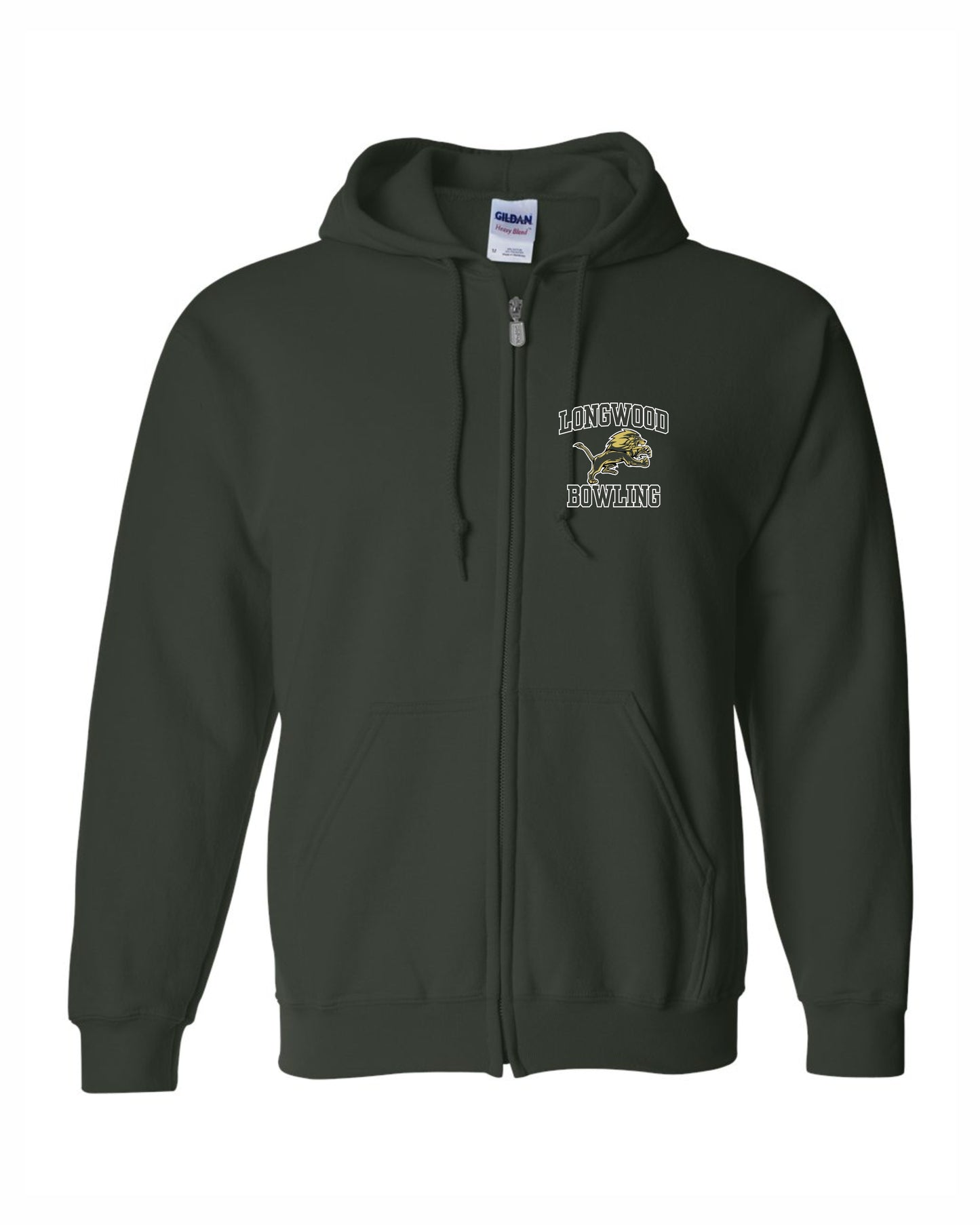 Longwood Bowling Full-Zip Hooded Printed Sweatshirt
