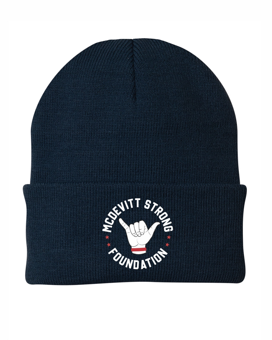McDevitt Strong Embroidered Beanie