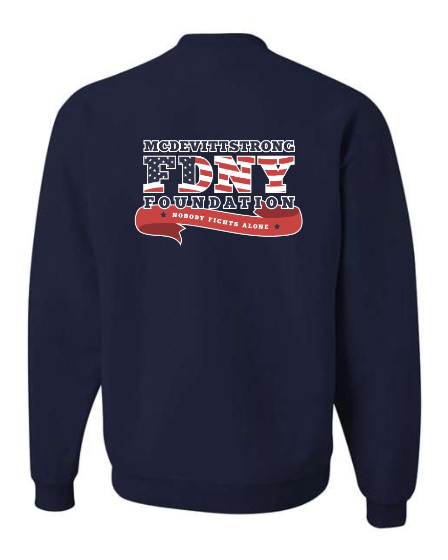 McDevitt Strong Printed Maltese Crew Neck