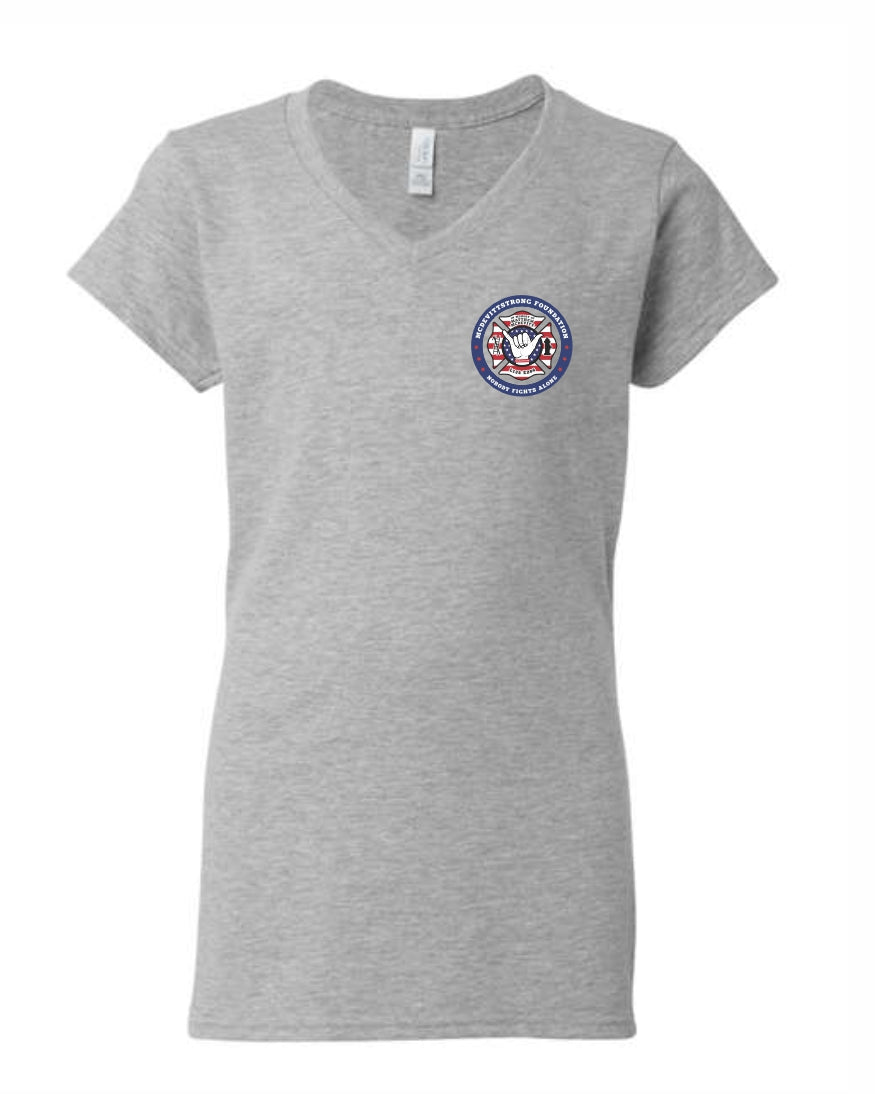 McDevitt Strong Maltese Women's Printed V-Neck