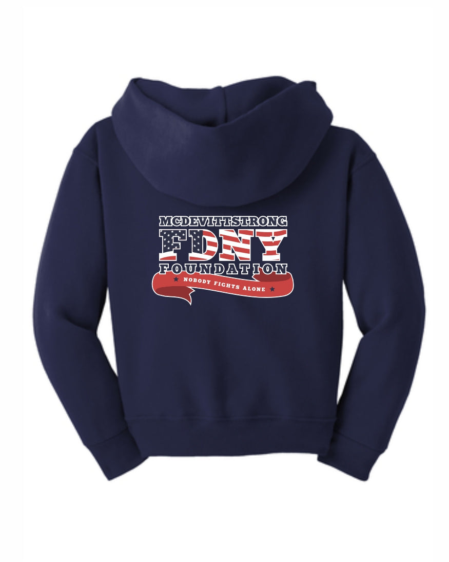 McDevitt Strong Maltese YOUTH Printed Hooded Sweatshirt