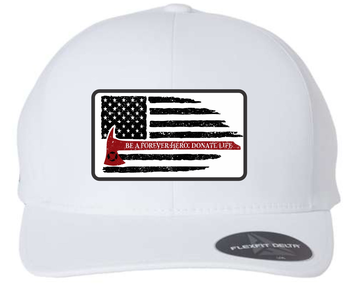 BMF Flag Patch Flexfit Delta Seamless Performance Cap