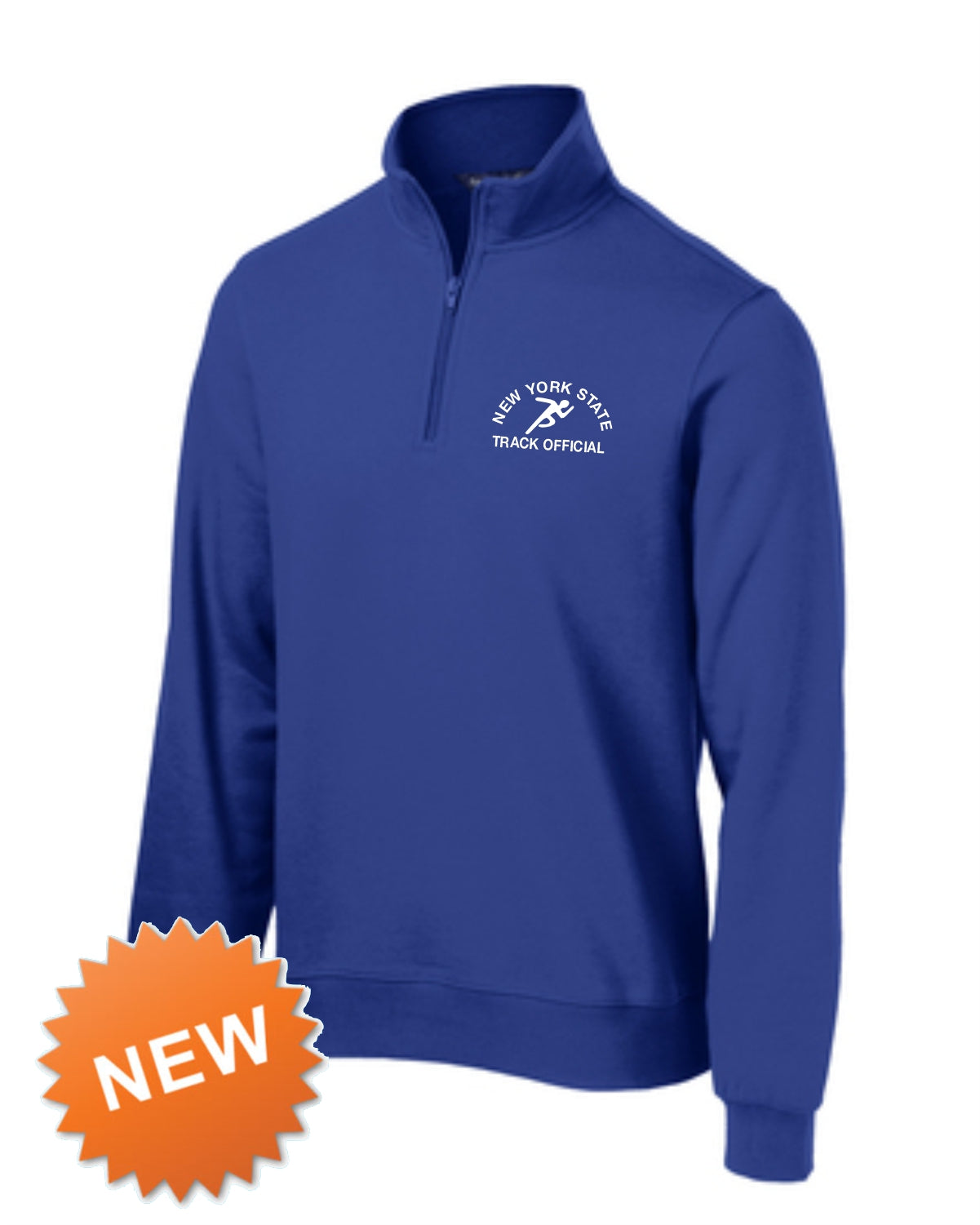 NYST Heavyweight Men's 1/4-Zip Embroidered Sweatshirt