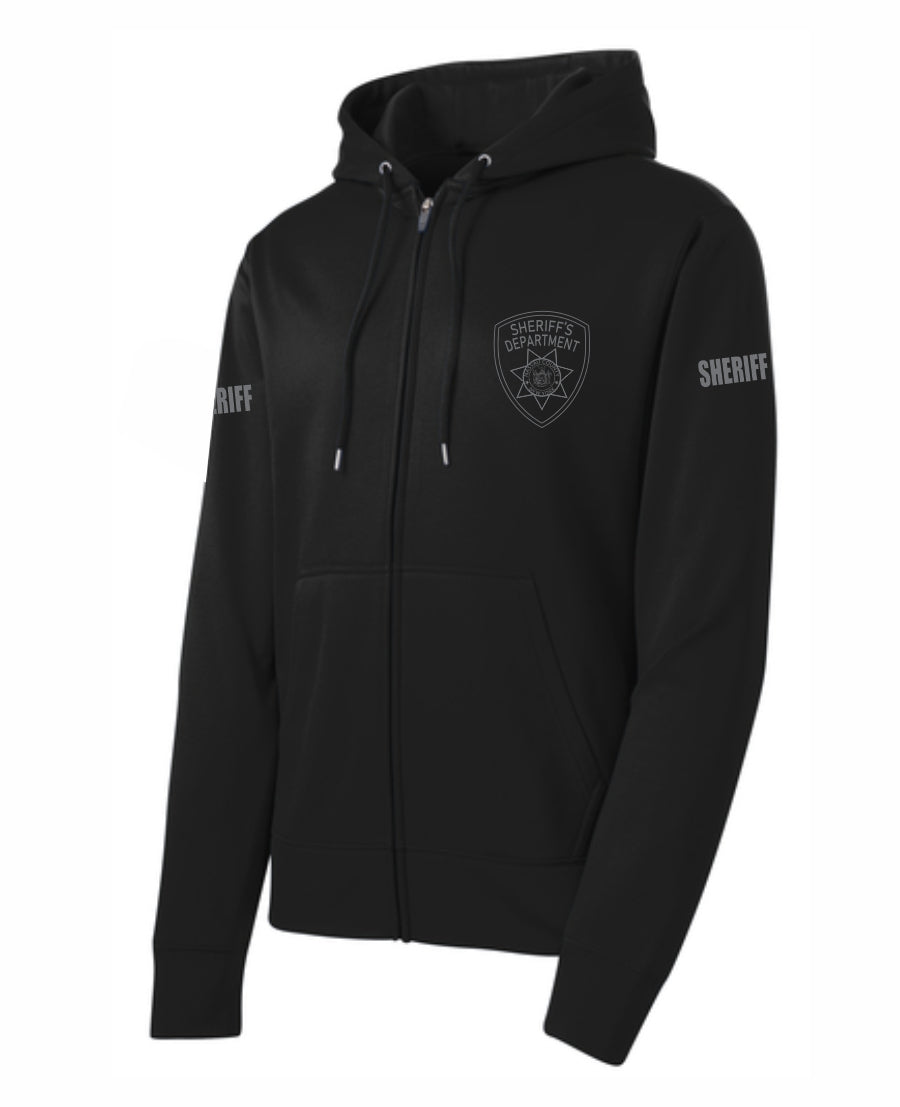 NCSD Tactical Printed Sport-Tek® Sport-Wick® Fleece Full-Zip Hooded Jacket