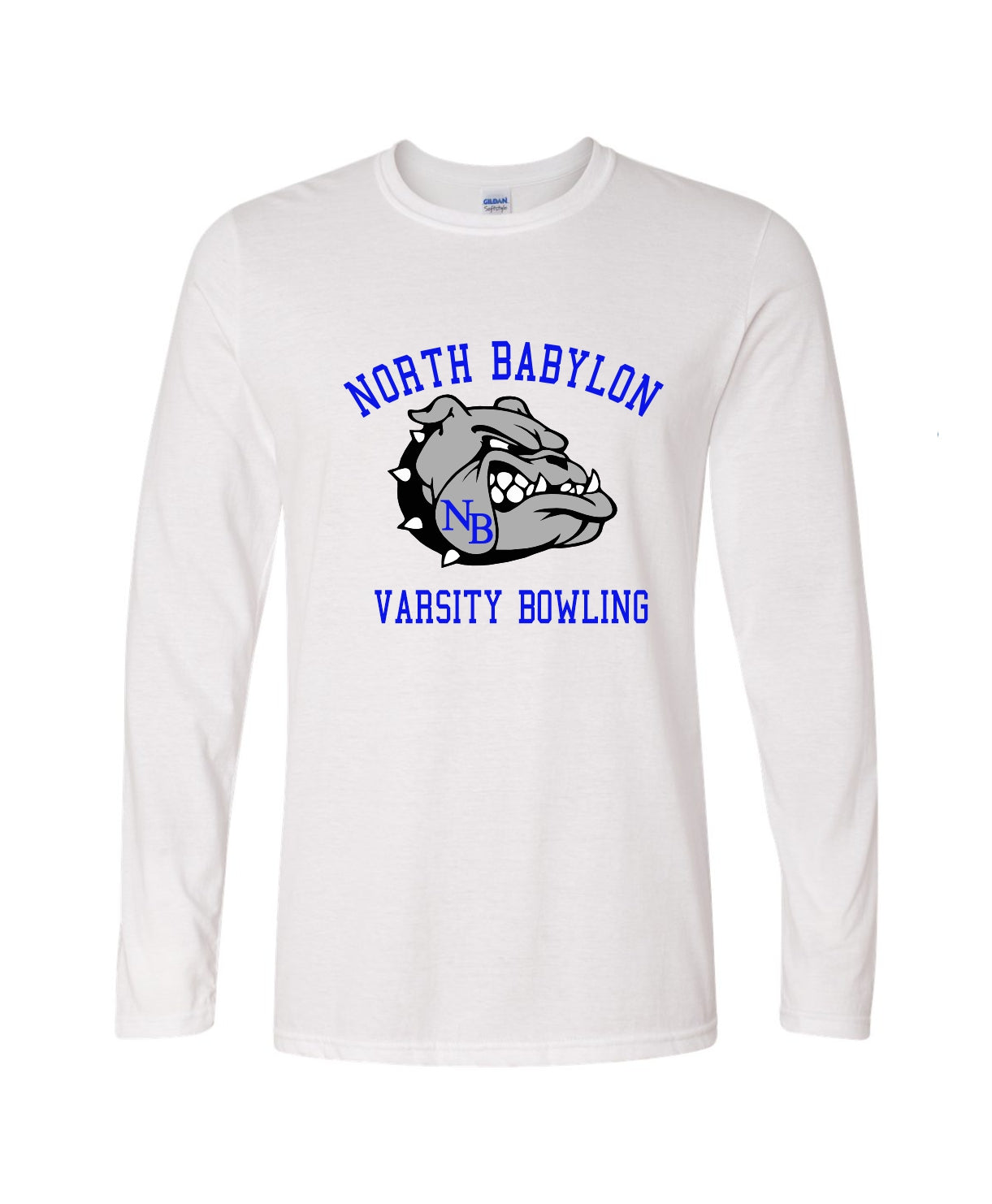 North Babylon Bowling Longsleeve Softstyle Printed Tee