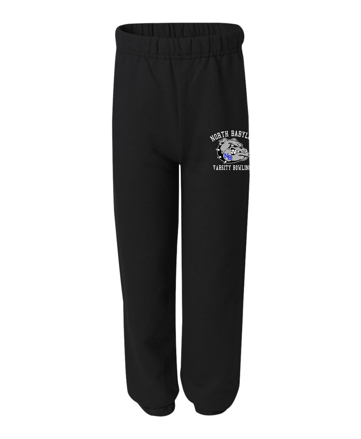 North Babylon Bowling Unisex Elastic Bottom Adult Printed Sweatpants