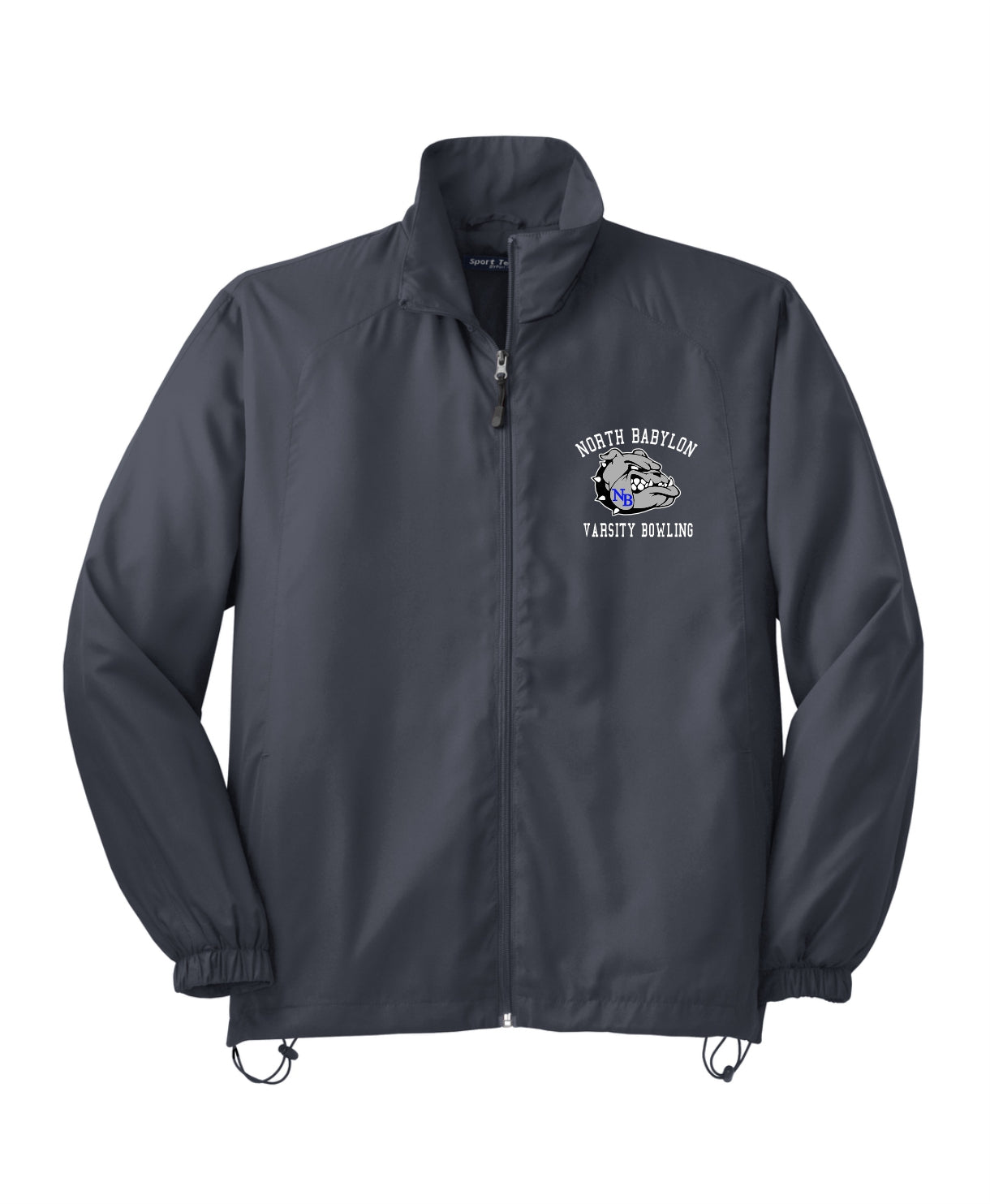 North Babylon Bowling Unisex Full-Zip Printed Wind Jacket
