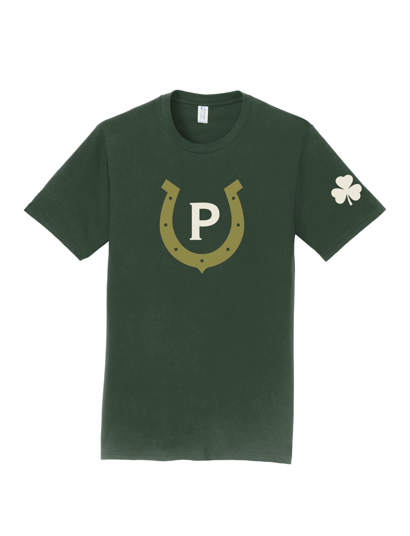Paddock Unisex Printed Horse Shoe Front Tee