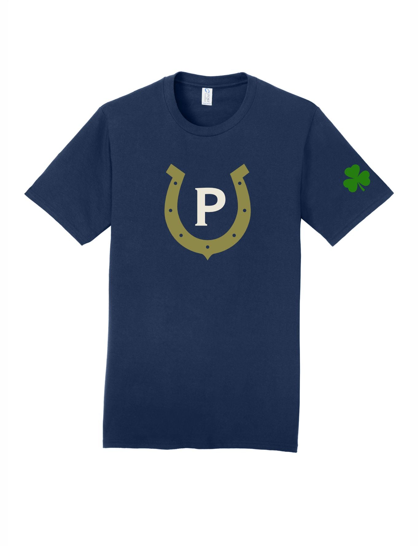 Paddock Unisex Printed Horse Shoe Front Tee