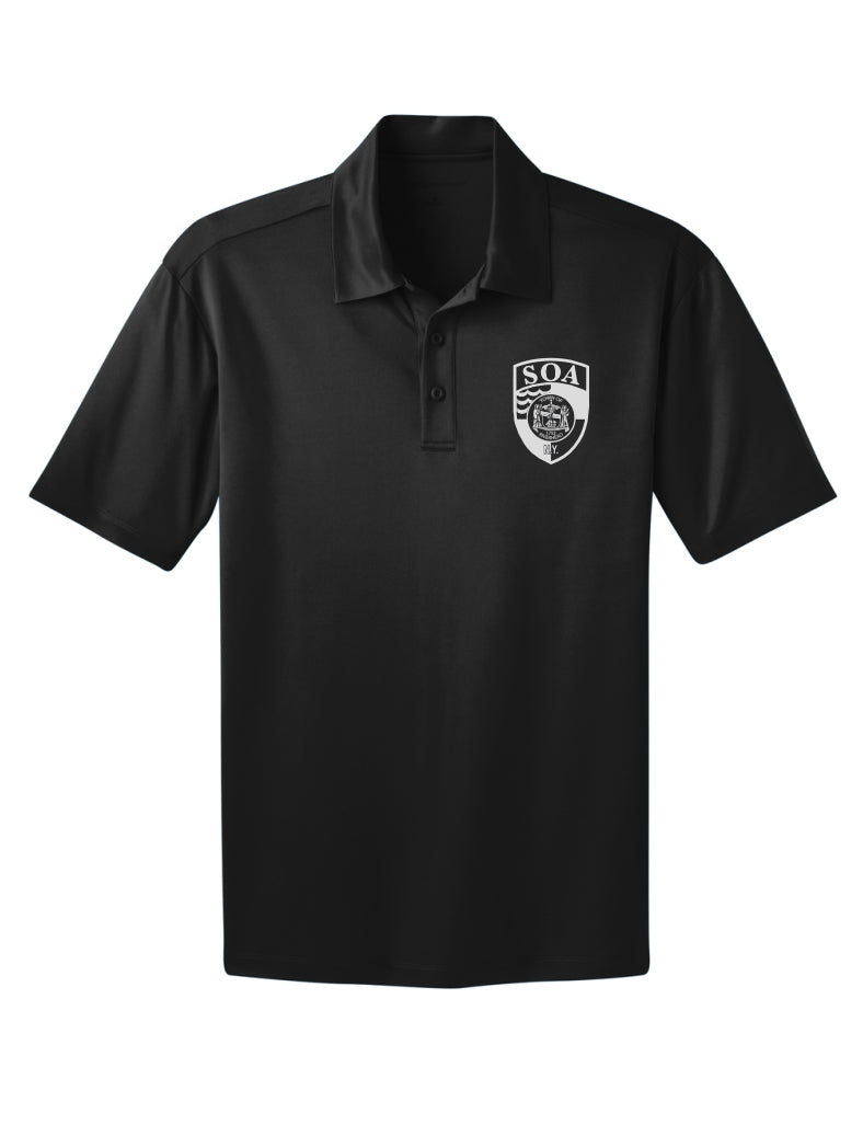 RPD SOA Patch Black and White - Men's Performance Polo