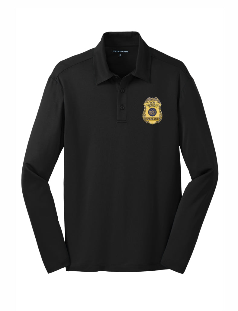 Riverhead Sergeant Shield - Men's Longsleeve Performance Polo
