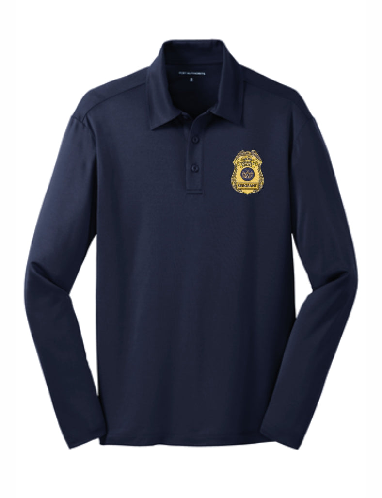 Riverhead Sergeant Shield - Men's Longsleeve Performance Polo